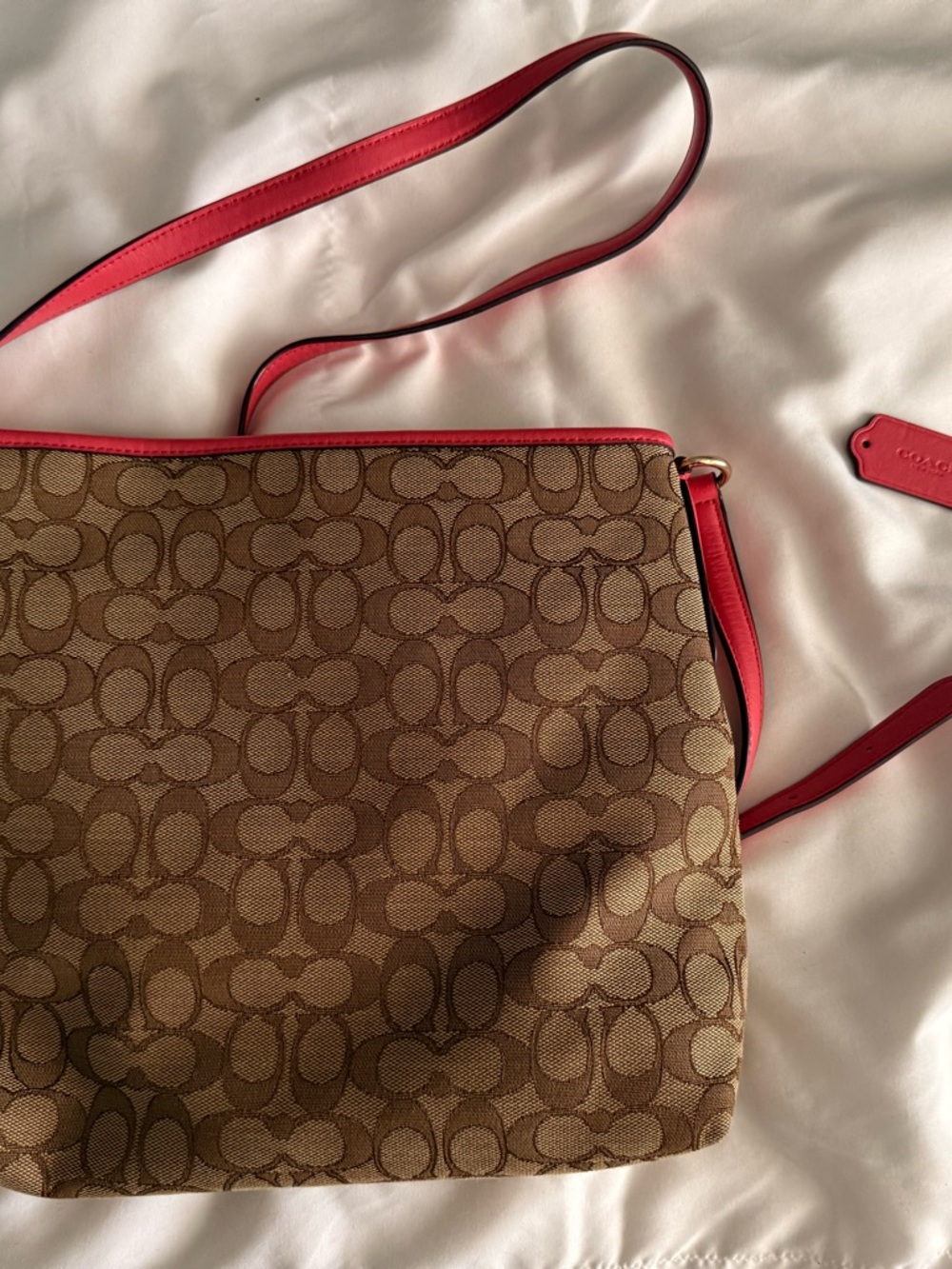 Coach Signature File Crossbody - Picture 2 of 3